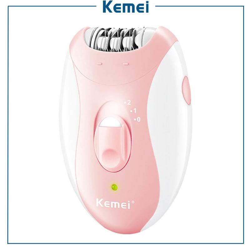 Kemei KM-189B Waterproof Electric Epilator Portable USB Charging Women Shaver Rechargeable Razor Hair Remover Removal 700mAh